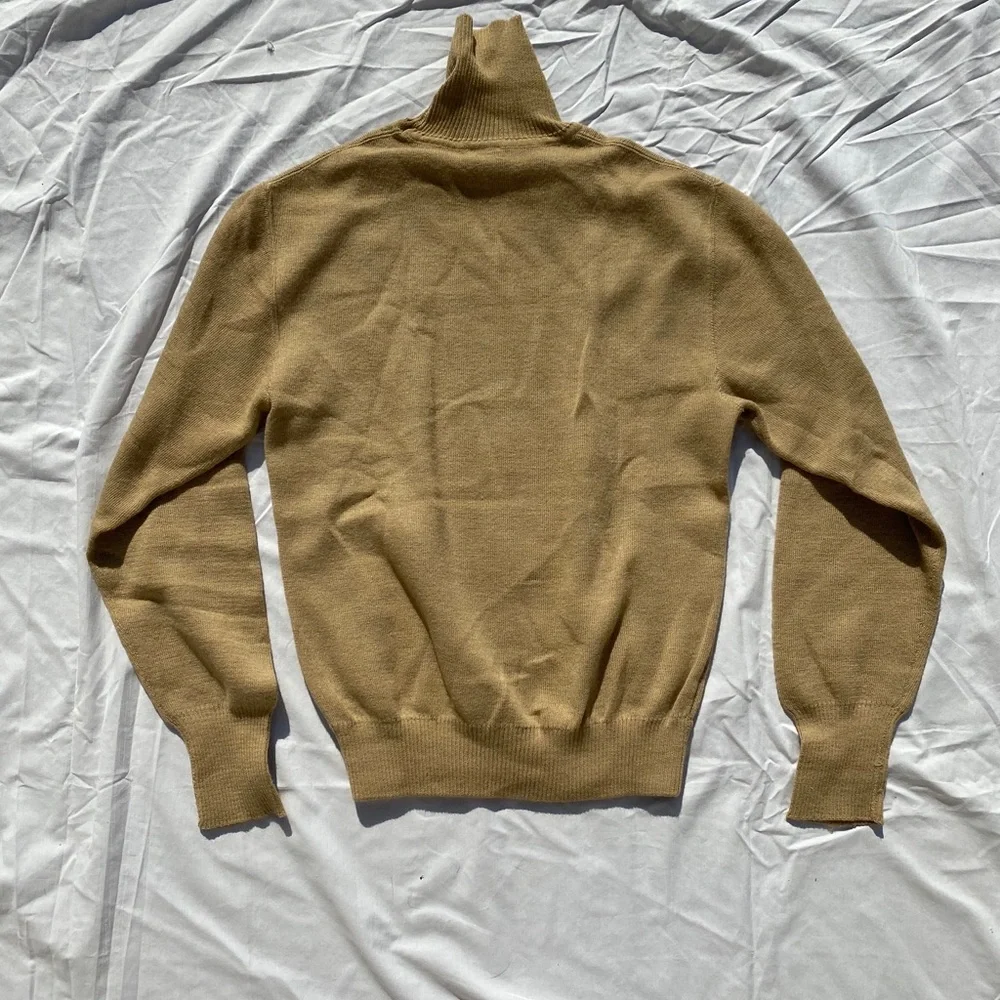 Military Grade, Tan Wool Sweater, New In Bag - Size L - Picture 3 of 5